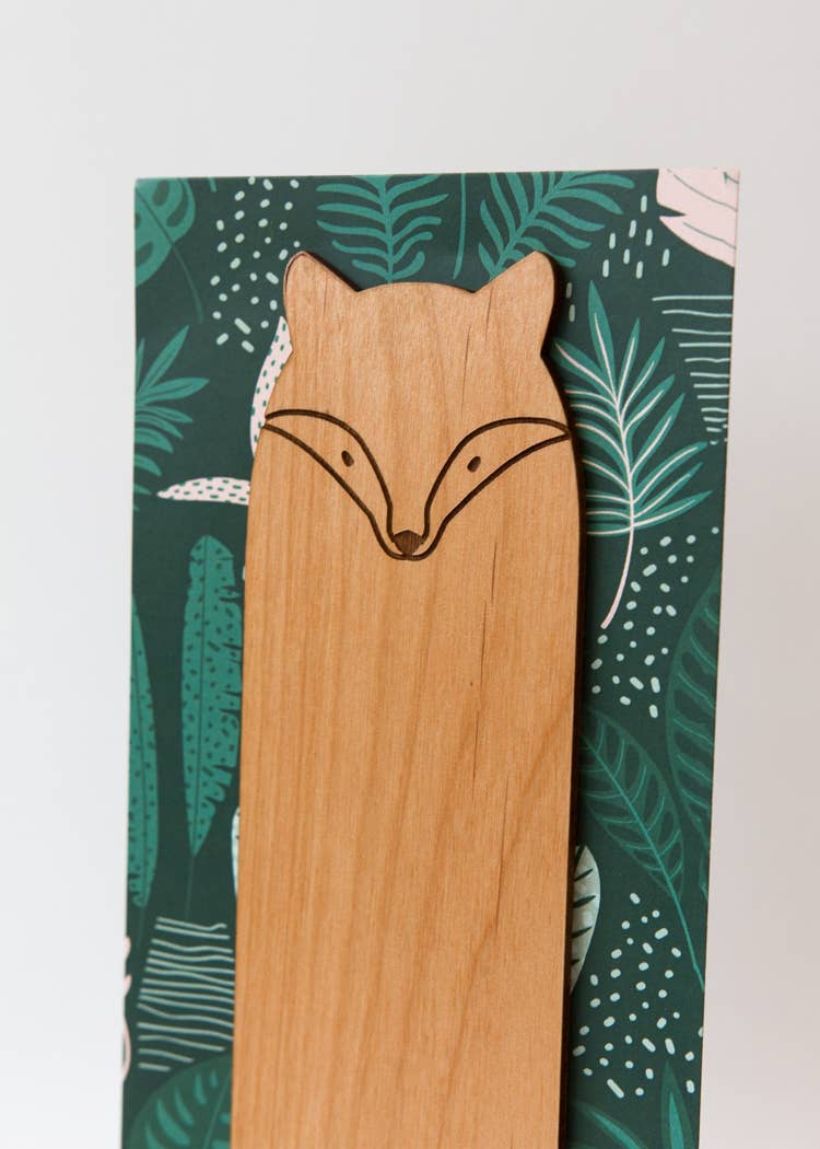 Fox Wood Bookmark