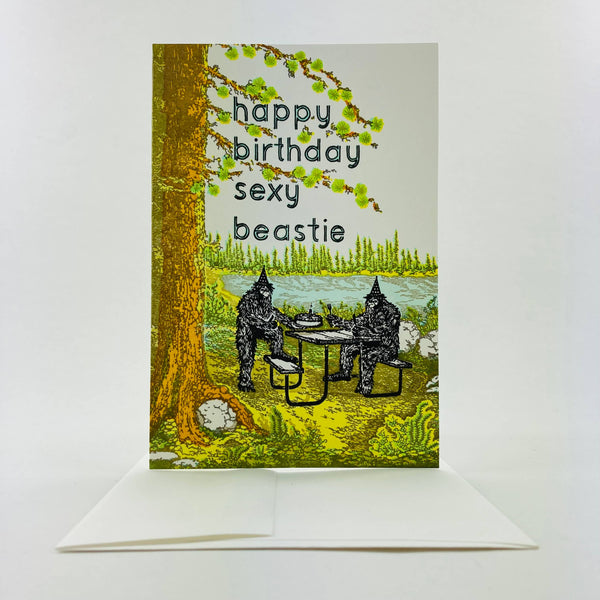 Happy Birthday Sexy Beastie Card - DIGS