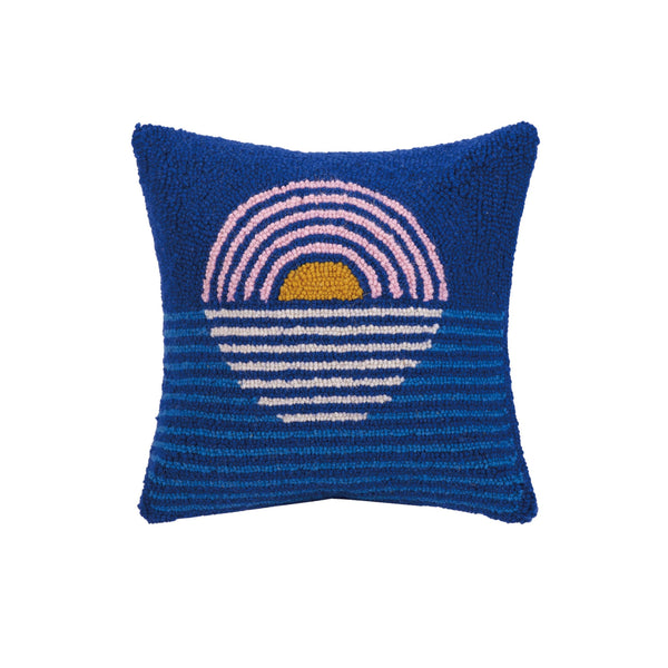 Blue Sunset Hook Pillow
