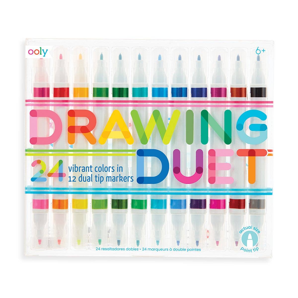 Ooly Dual Tone Double Ended Brush Marker Set