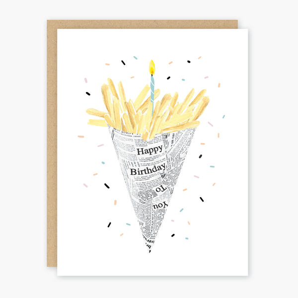 Birthday Fries Card