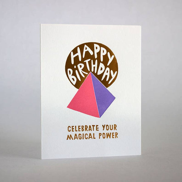 Birthday Pyramid Card