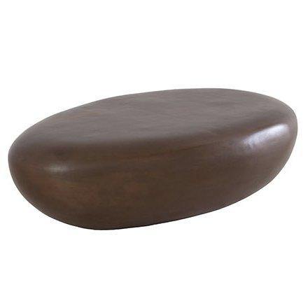 River Stone Cocktail Table, Bronze - DIGS