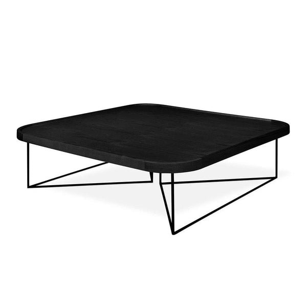 Porter Coffee Table, Square (Black Ash) - DIGS
