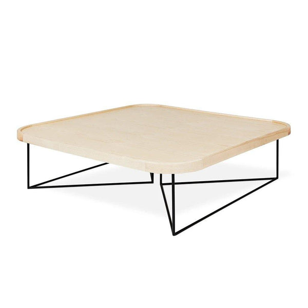 Porter Coffee Table, Square (Blonde Ash) - DIGS