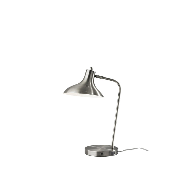 Cleo Table Lamp Brushed Steel
