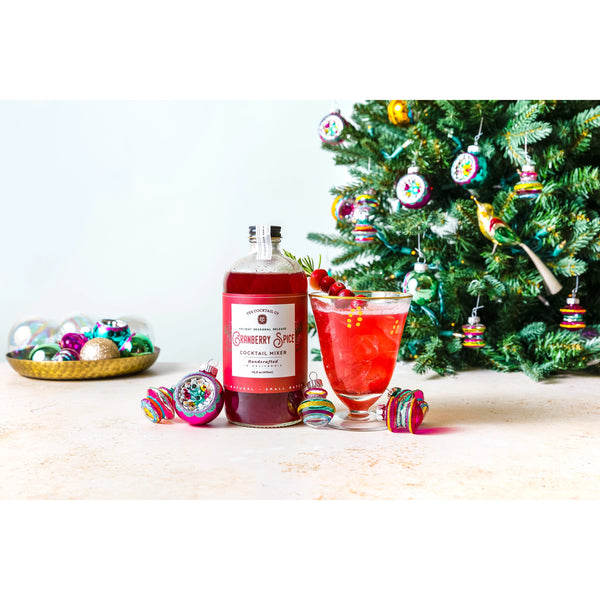 Holiday Cranberry Spice Cocktail Mixer