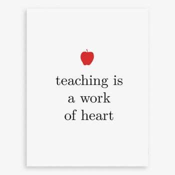 Teaching Heart Card