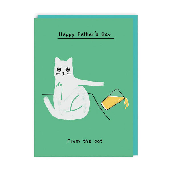 Happy Father's Day From The Cat Card