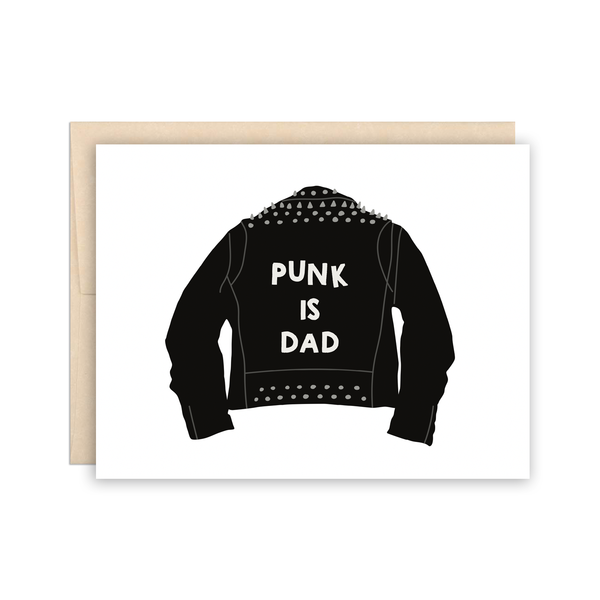 Punk is Dad Father's Day Card