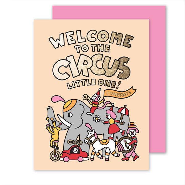 Little One Circus Card