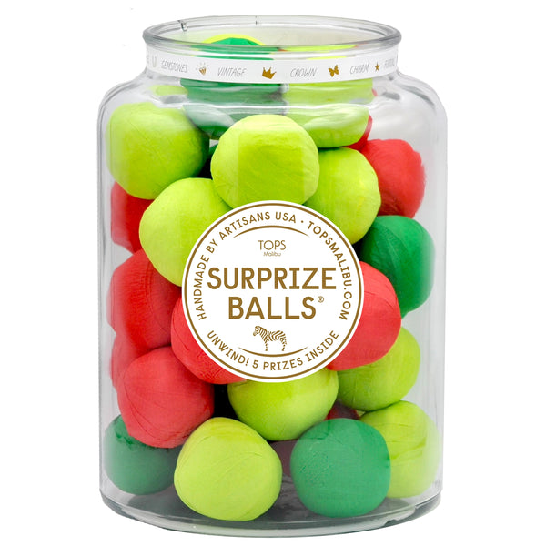 Single Mini Surprize Ball: Holiday Colors