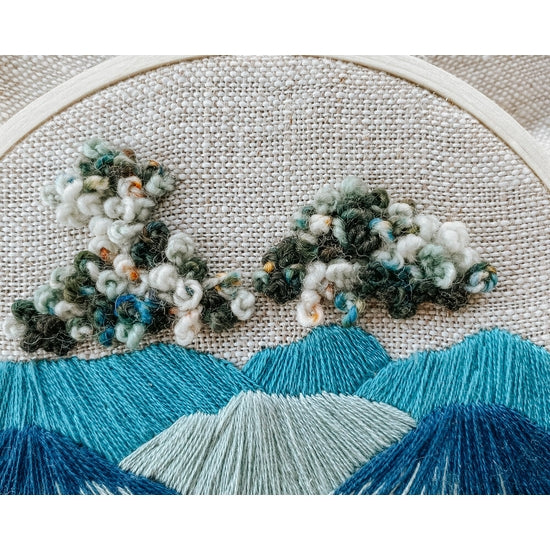 Cozy Mountain Home Full Embroidery Kit