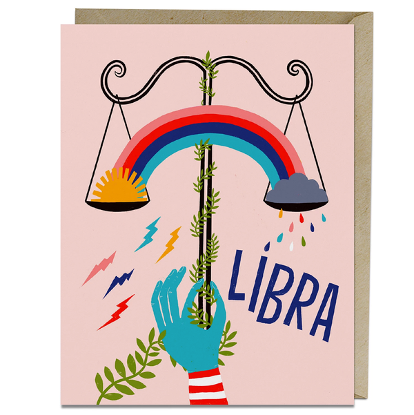 Lisa Congdon Libra Card