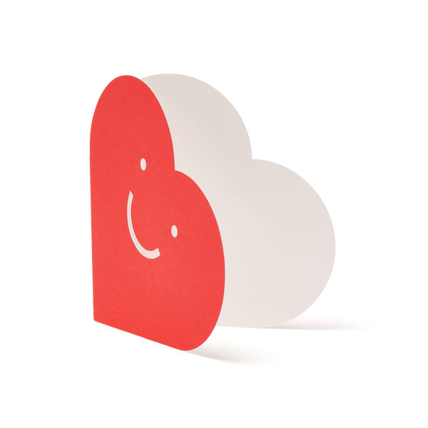 Happy Heart Cut Out Card