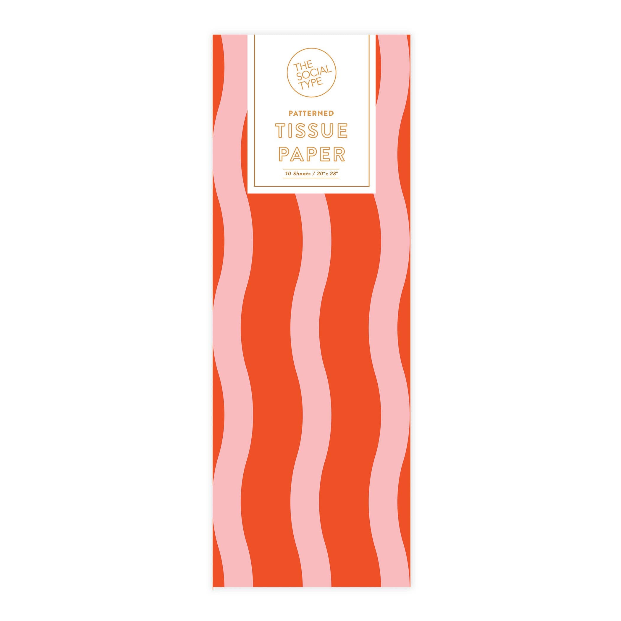 Fussy Stripe Tissue Paper, The Social Type