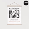 19" Magnetic Poster Hanger Frame