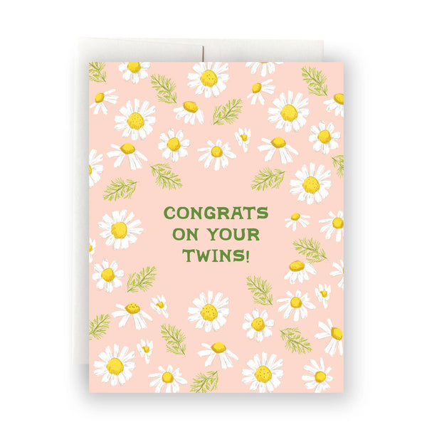 Daisies Twins Card