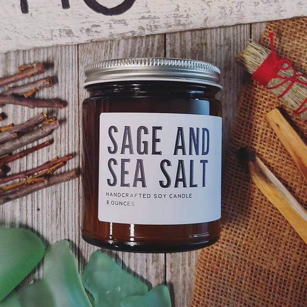 Sage & Sea Salt Soy Candle