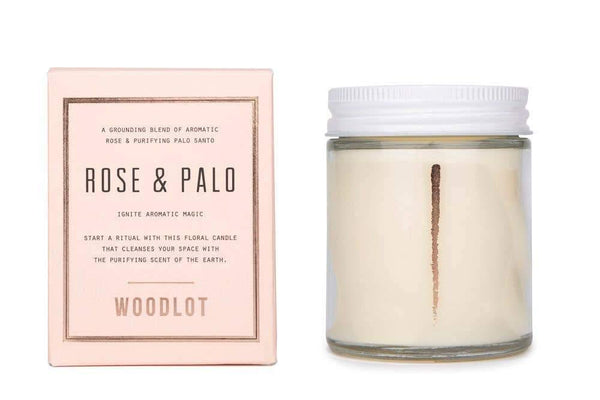 Woodlot - Rose + Palo - 8oz Candle - DIGS