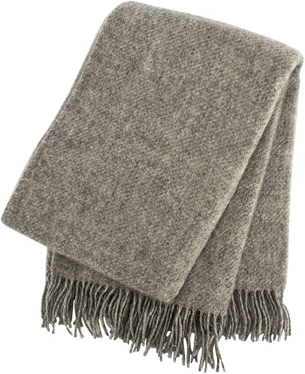 Gotland Wool Throw - Natural Grey
