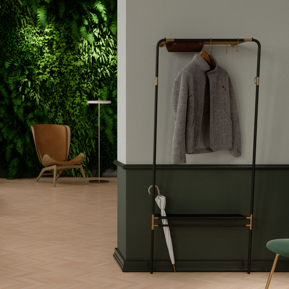 Lean On Me Clothes Rack - DIGS