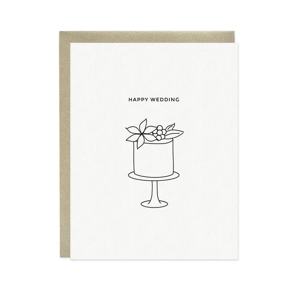 Linework Wedding Card - DIGS