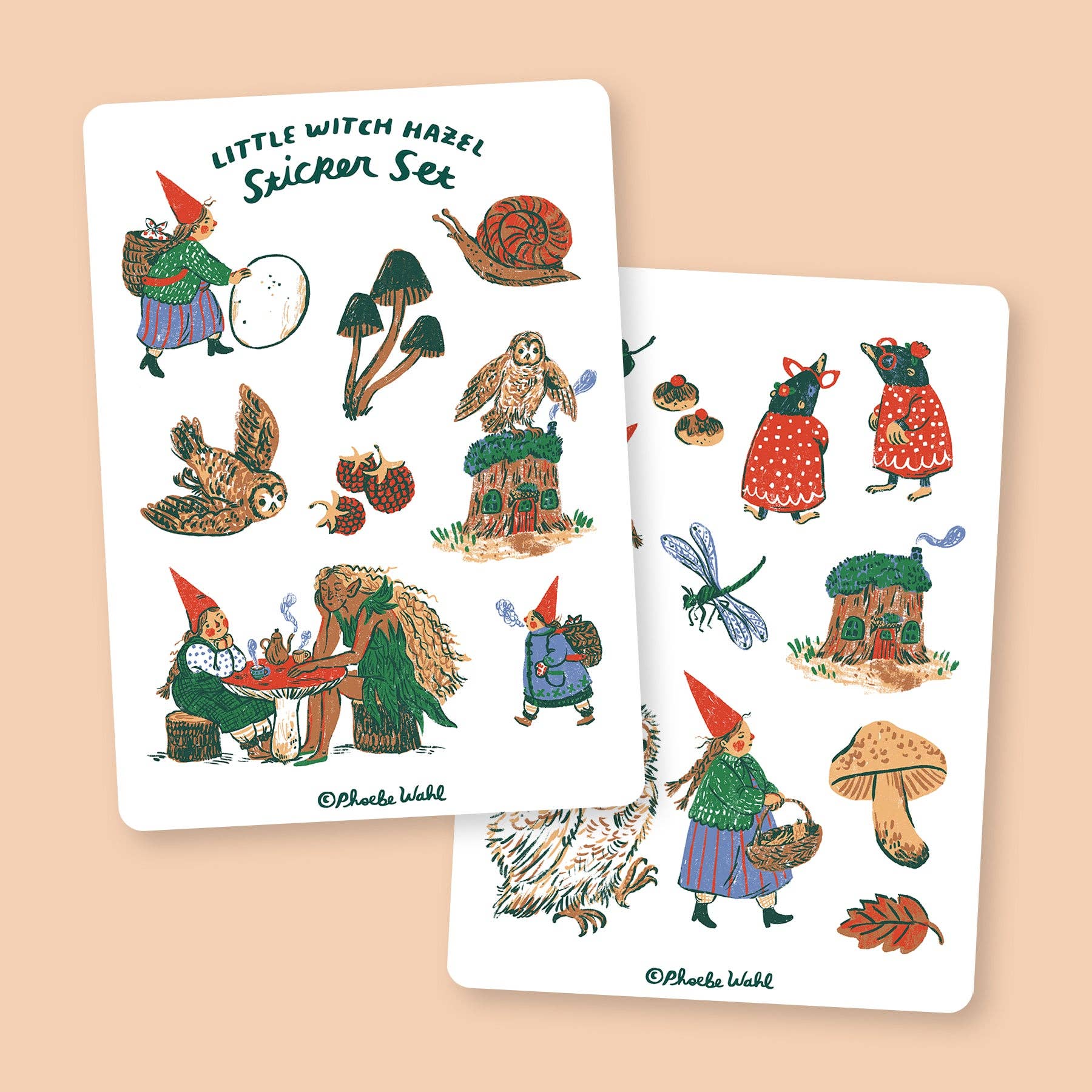 Little Witch Hazel Sticker Set - DIGS