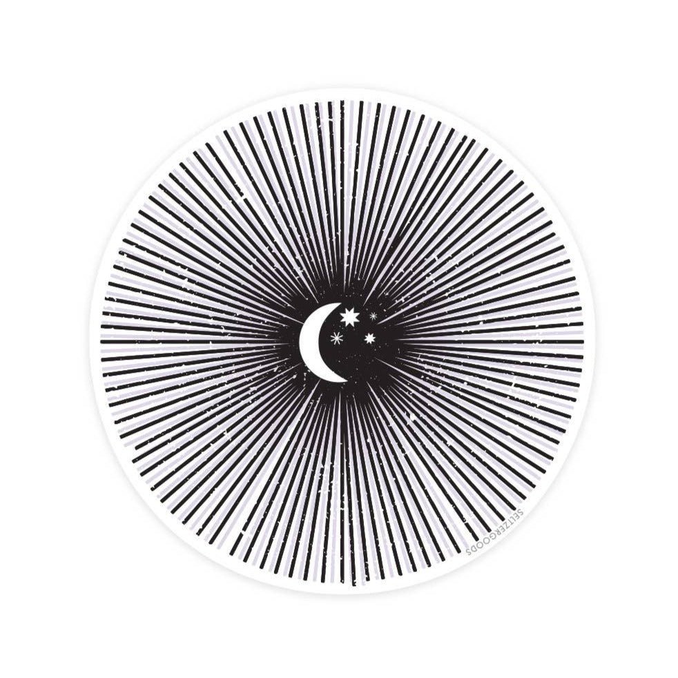Moon Burst Sticker - DIGS