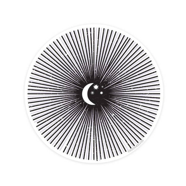 Moon Burst Sticker - DIGS