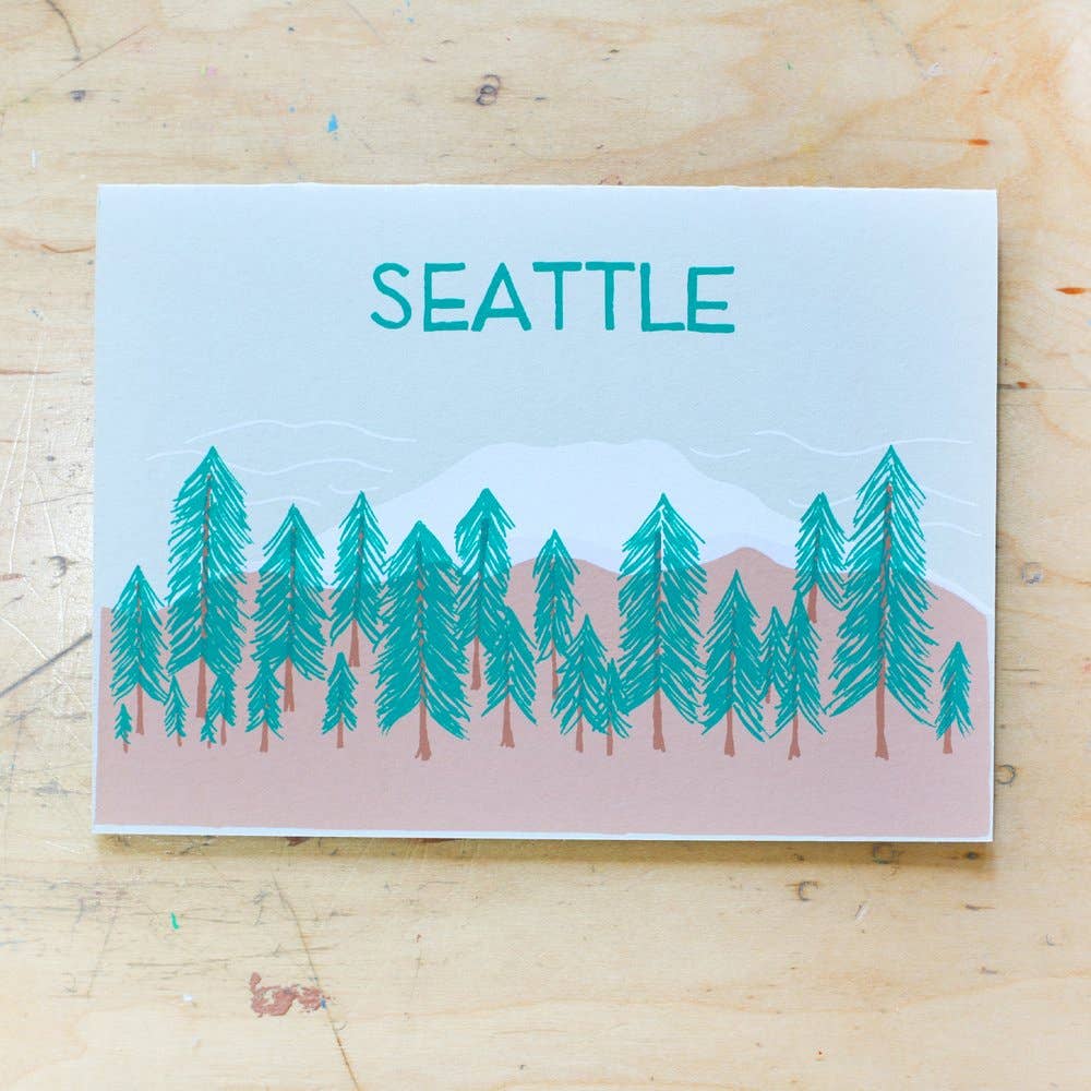 Mt. Rainier Seattle Card - DIGS