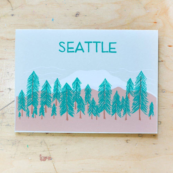 Mt. Rainier Seattle Card - DIGS