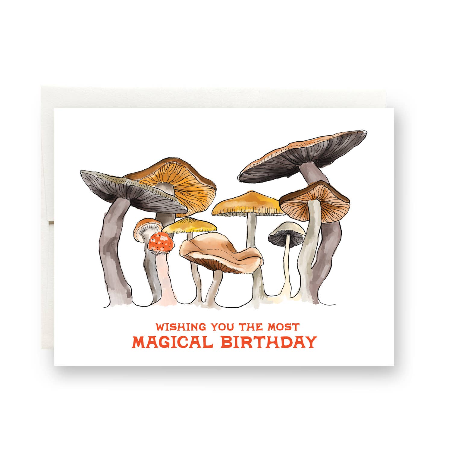Mushroom Birthday Card - DIGS