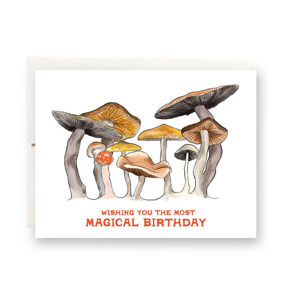 Mushroom Birthday Card - DIGS