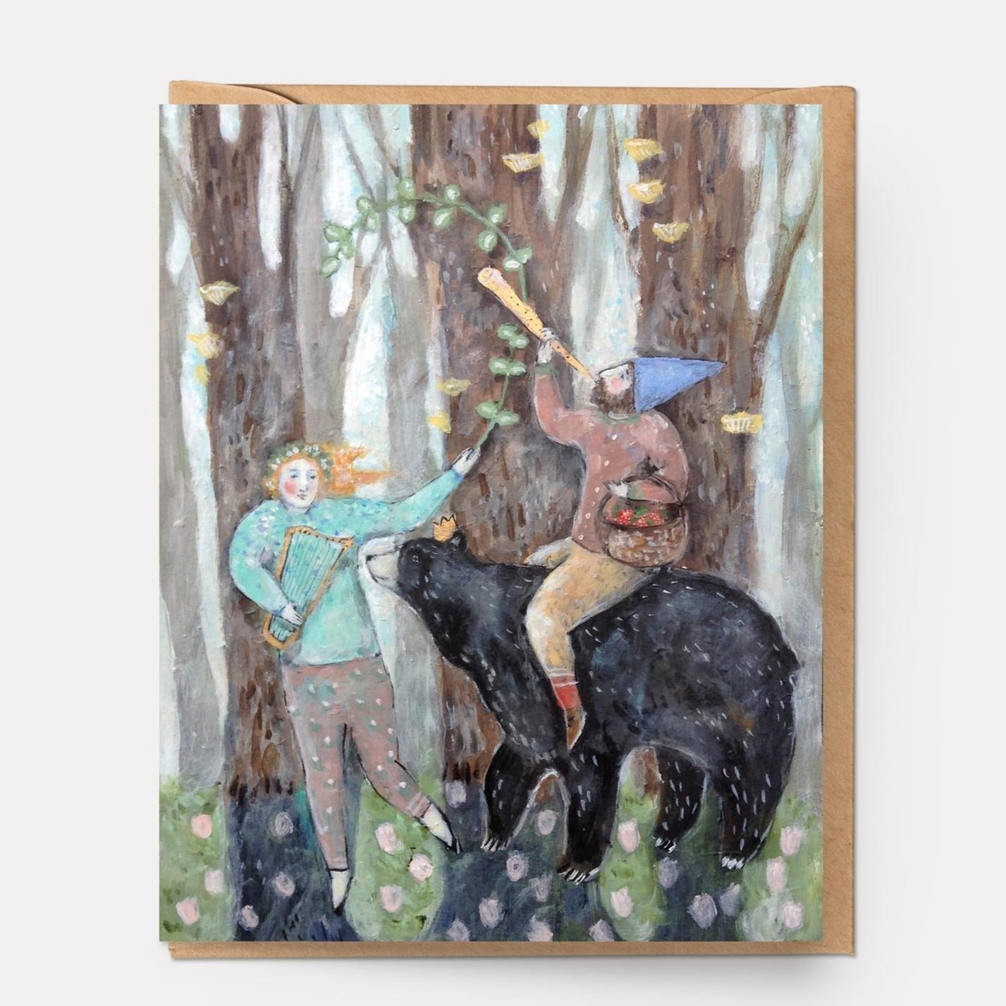 Mushroom Wood Card - DIGS