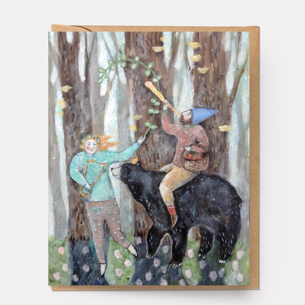 Mushroom Wood Card - DIGS