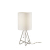 Adesso Nell Table Lamp - Brushed Silver