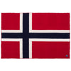 Norwegian Flag Wool Throw - DIGS