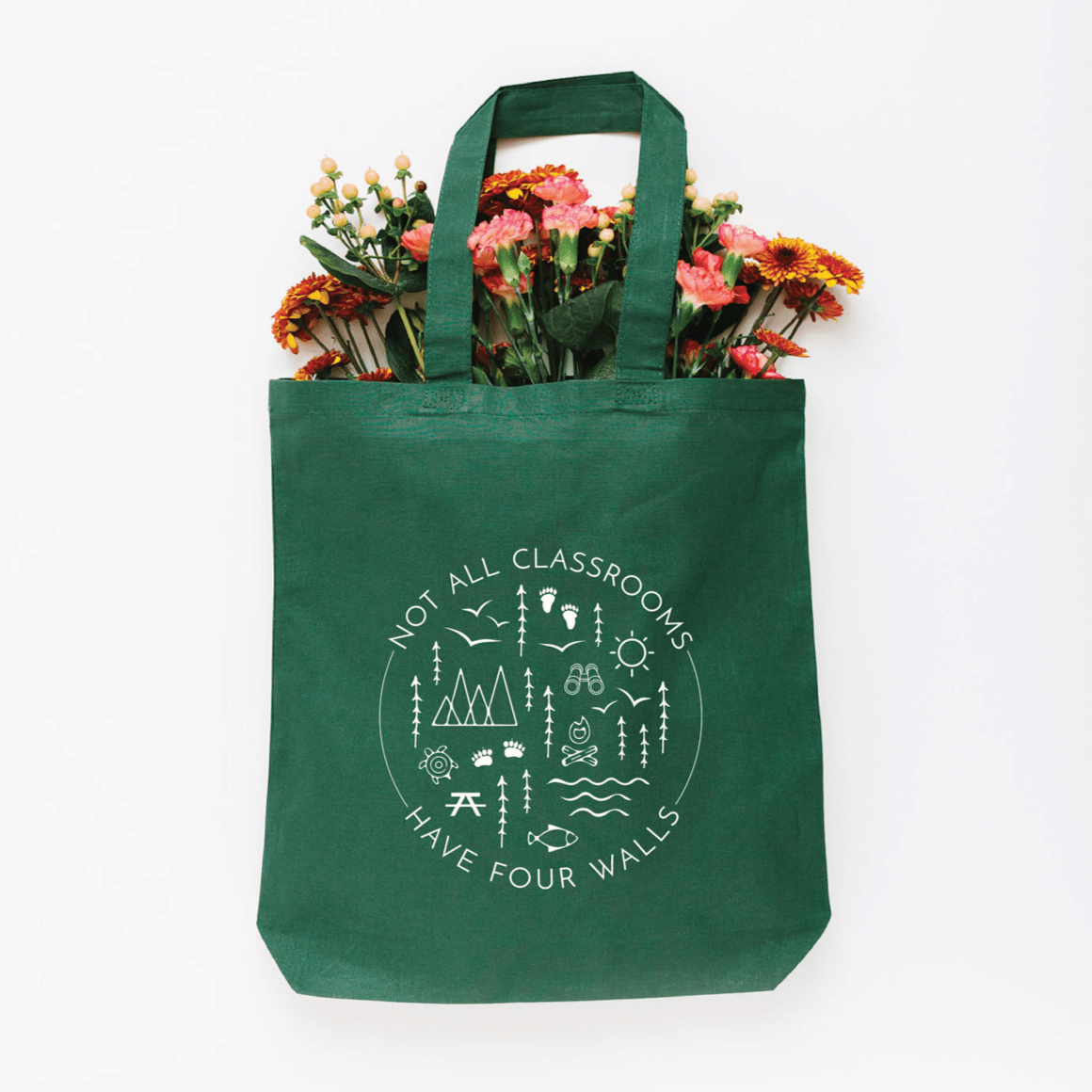 Not All Classrooms Have Four Walls Tote Bag - Small - DIGS