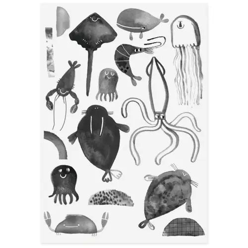Ode to the Sea Tattoo Sheet - DIGS