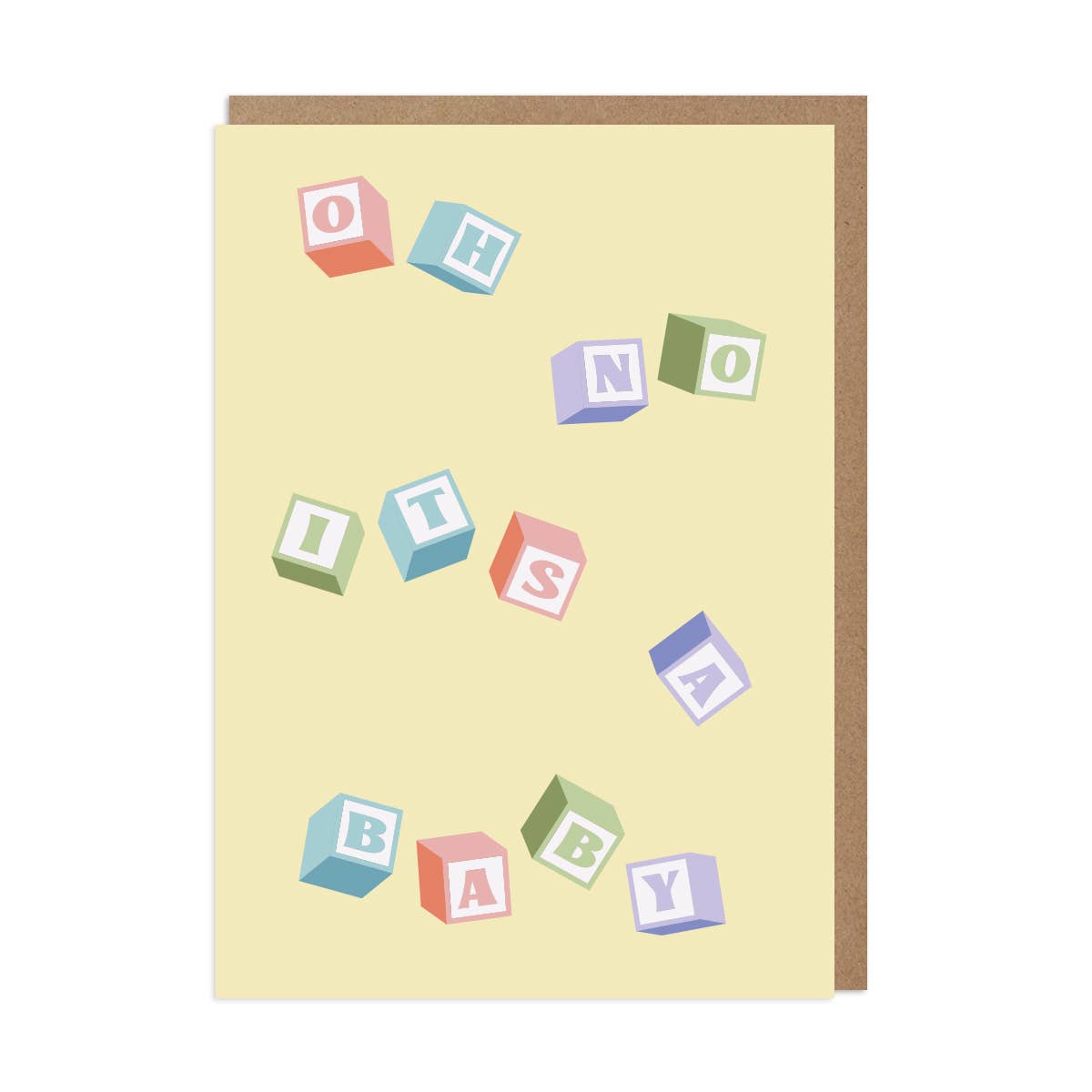 Oh No Baby Card - DIGS