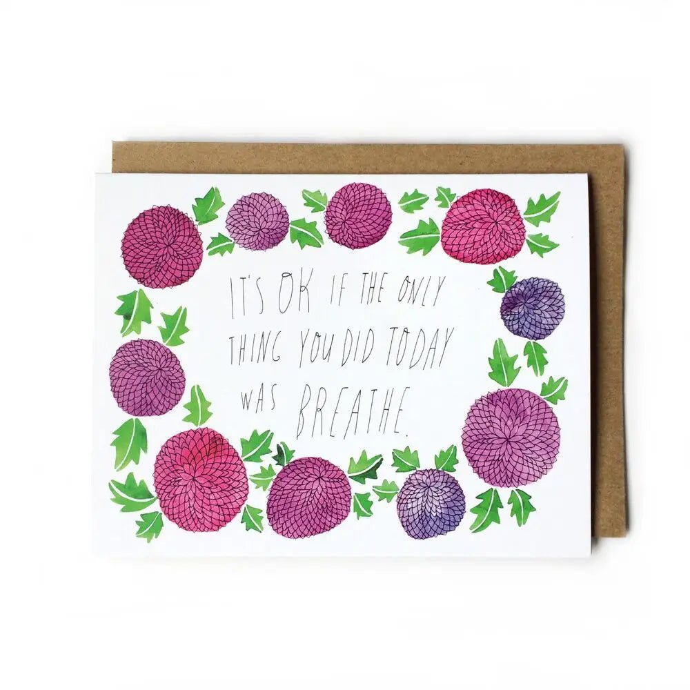 Only Thing Breathe Card - DIGS