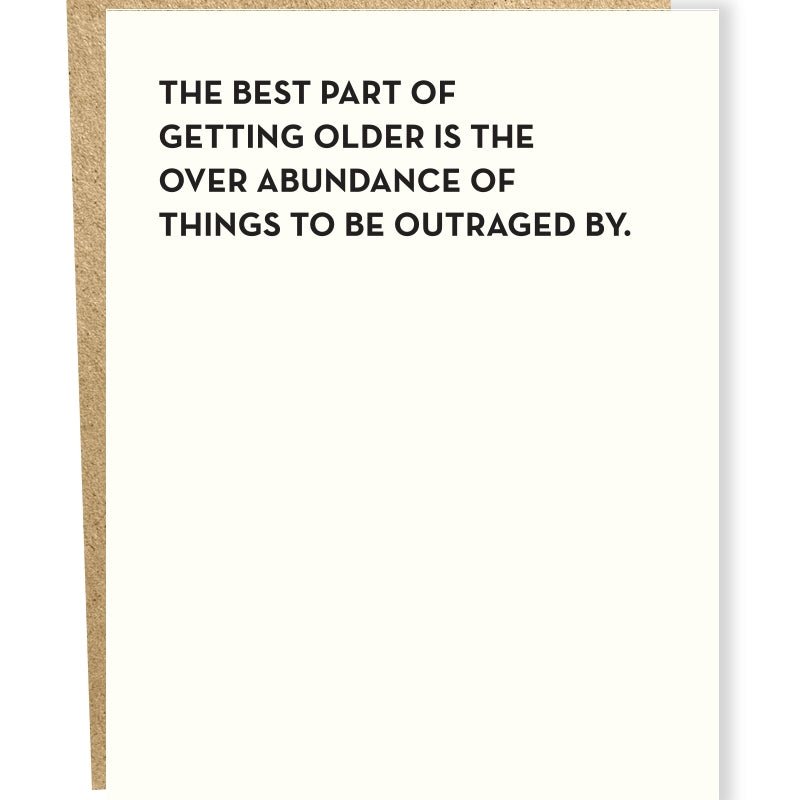 Outrage Birthday Card - DIGS