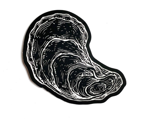 Oyster Sticker - Navy - DIGS