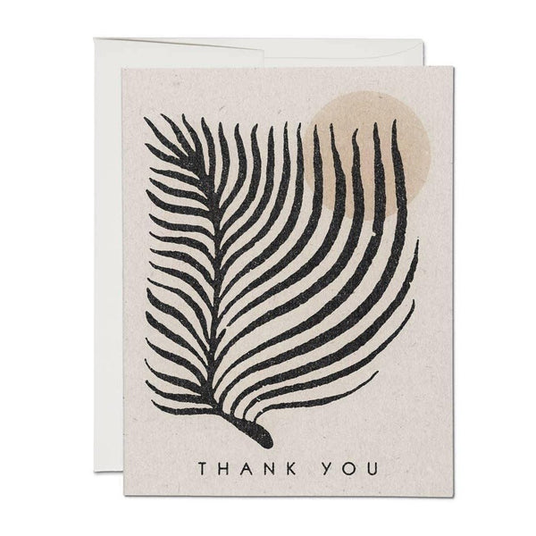 Palm Sun Thank You Card - DIGS