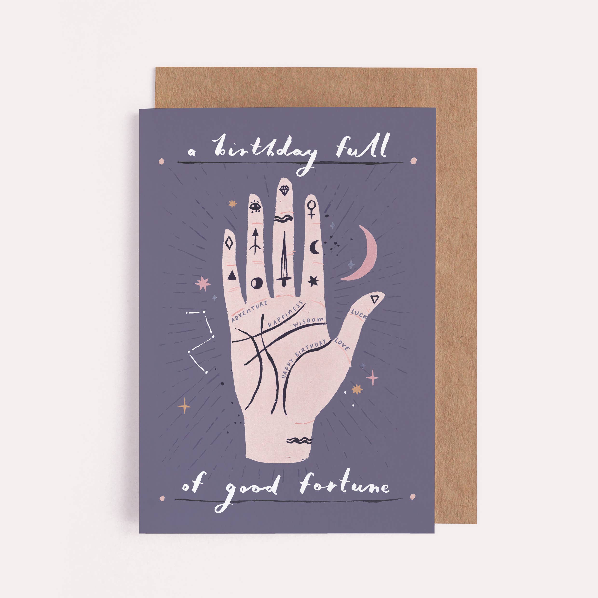 Palmistry Birthday Card - DIGS