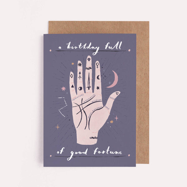 Palmistry Birthday Card - DIGS