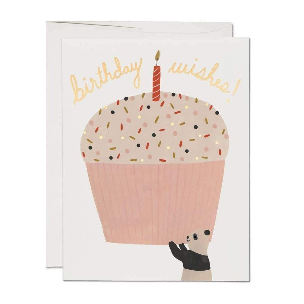 Panda Cupcake Birthday Card - DIGS