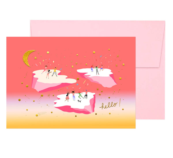 Party Out There Flat Card - DIGS