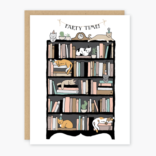 Party Time! Cats Birthday Card - DIGS